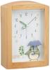 RHYTHM My Neighbor Totoro Alarm Clock with Music Box Totoro R752N Melody, Brown, (4RM752MN06)