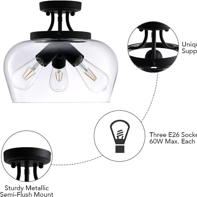 Потолочный светильник Современная простая металлическая люстра для коридора