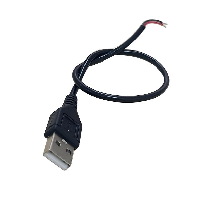 USB Type-C Male to Micro Female 2-Core Power Extension Cable