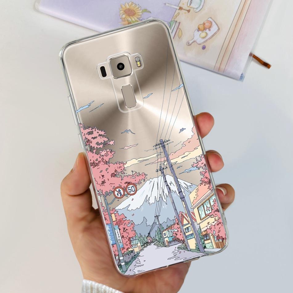 Чехол для Asus ZenFone 3 ZE520KL ZA520KL Asus ZenFone3 Z017D Z017DA Z017DB 5.2" Модный Мягкий Силиконовый TPU Задняя Крышка Телефона