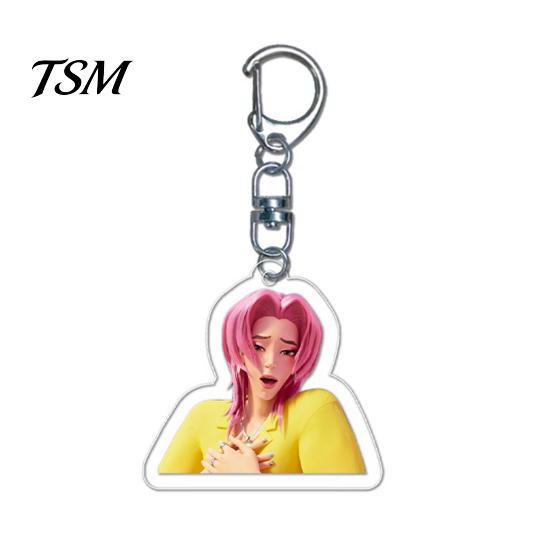 Character Keychain Witch Hunter Acrylic Anime Pendant Holder Exquisite Vivid Expression Bag Accessory