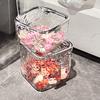 Laundry Pods Container Multi-Function Clear Storage Box for Washing Capsules Holder Coffee Capsules Organizer Desktop Trash Can