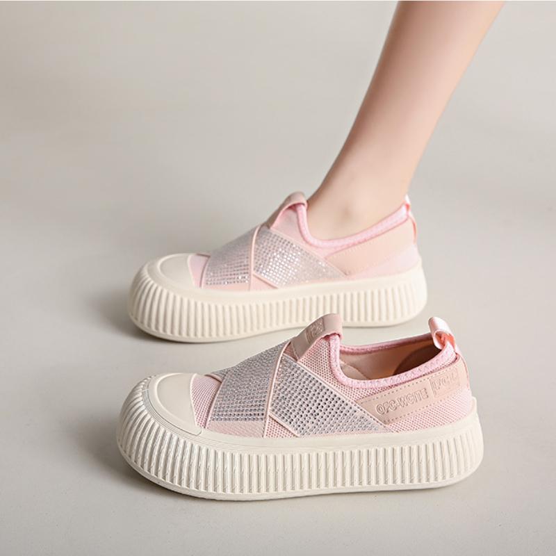 Fashion Woman Fashion Platform Shoes New Fashion Casual Slip-on Sneakers Fashion Hollow Breathable Women Lightweight Outdoor Footwear
