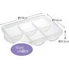 Skater Pre-prepared Frozen Storage Containers 6 Blocks 50mlx6 Made In Japan TRMR6N-A