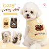 Warm Fleece Cat Clothes Washable Dog Sweater Cute Puppy Jumper  Fall Winter Season