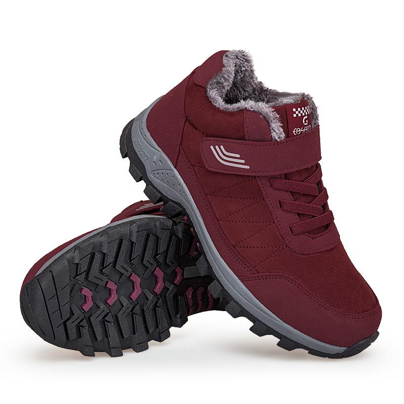 Интернет знаменитости обувь для пожилых людей зимняя хлопковая обувь бархат теплые ботинки для ходьбы среднего и пожилого возраста зимние ботинки для мужчин зимние ботинки для мужчин