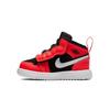 Air  1 Mid Alt Td Comfortable Lightweight Durable Mid-Top Walking Shoes Baby Shoes Black Red AR6352-061