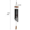 6 Tubes Metal Aluminum Wind Chime Retro Wind Bell Pendant Serenity Wind Bell  Outdoor Garden Patio