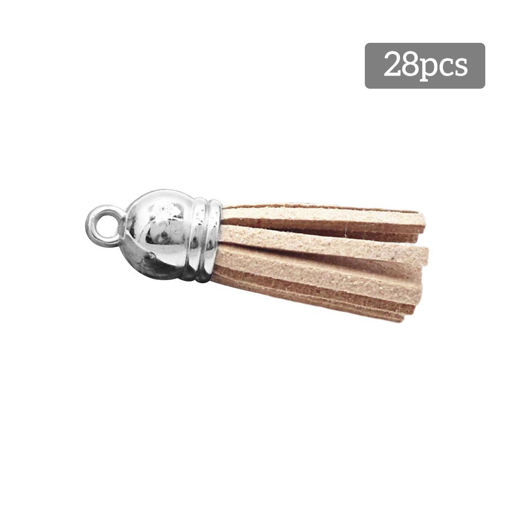 28 шт. Брелок-подвеска, креативный нежный брелок, подвеска, кисточки, простой декор для сумочки, кисточка, украшение своими руками, аксессуар