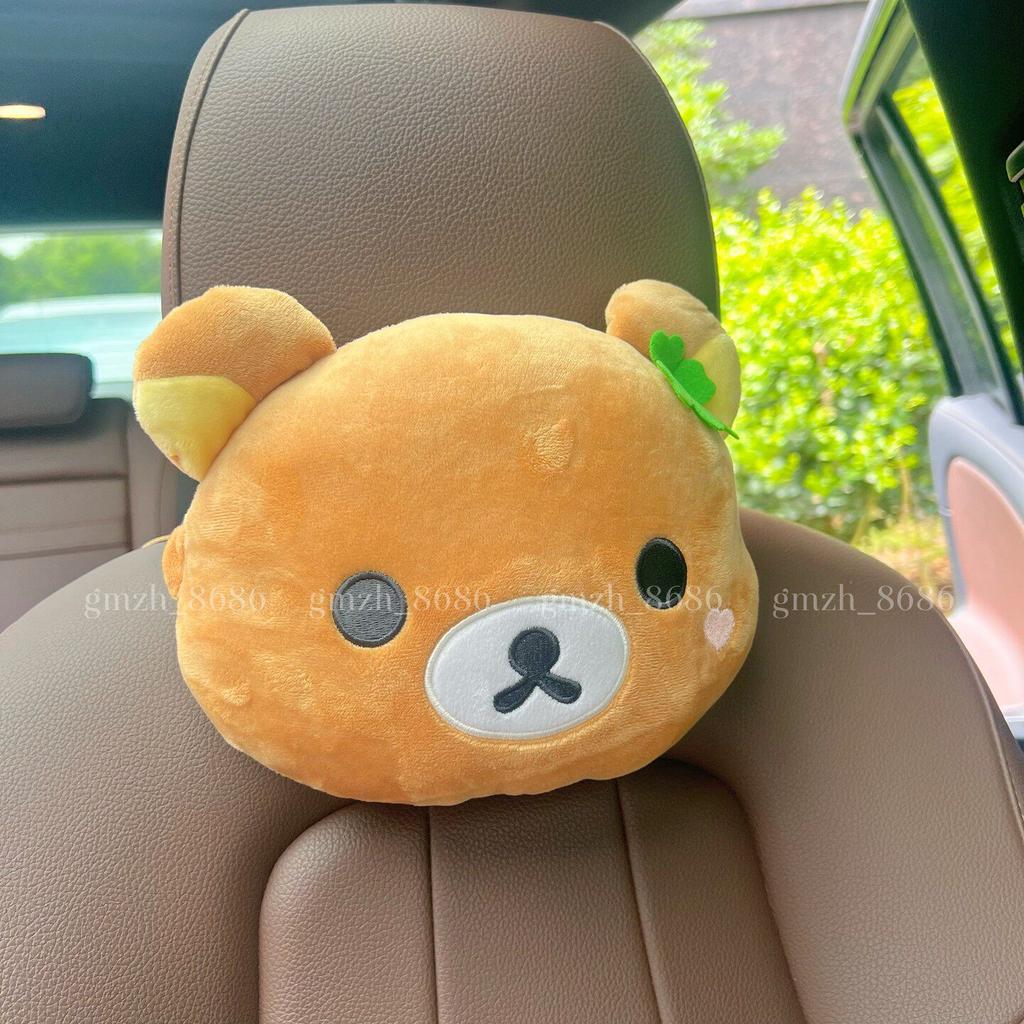 Подголовники Rilakkuma Korilakkuma Подушки для шеи в машину Подушки-игрушки Плюшевые подушки Подушки для салона автомобиля Подушки под поясницу для водительского сиденья