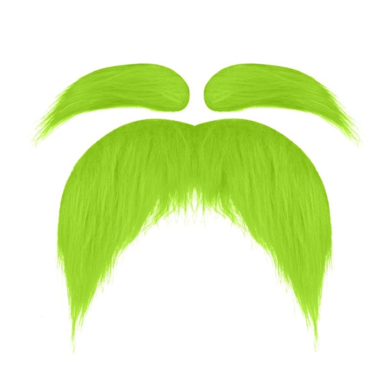 False Beard Eyebrow Set for False Moustache Funny Costume Accessory for Carnivals Halloween Party and Cosplay Photo Props