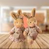 Toy Pendant Couple Pendant Rabbit Pendant Plush Doll Key Chain Bear Pendant Women Key Holder