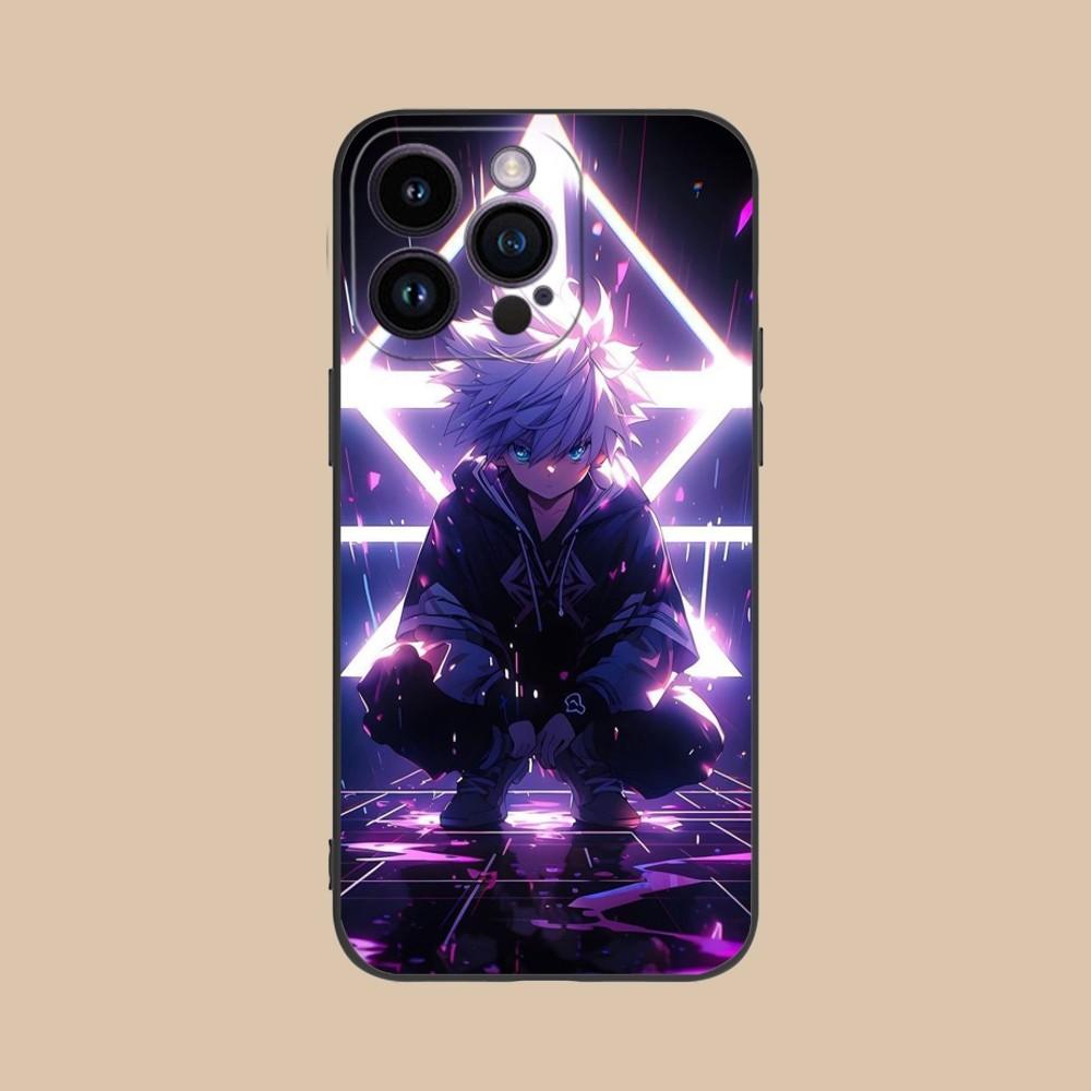 Чехол для мобильного телефона Hunter Killua для iPhone 15 14 13 12 11 X XR XS 8 7 Pro Max Plus Mini Черный Мягкий Чехол для Телефона Funda