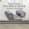 Flexible Door Bottom Sealing Strip Sound Proof Noise Reduction Door Stopper 93Cm