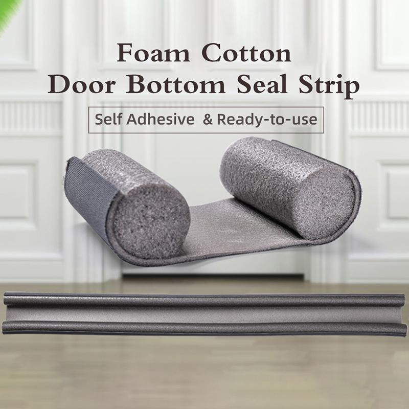 Flexible Door Bottom Sealing Strip Sound Proof Noise Reduction Door Stopper 93Cm