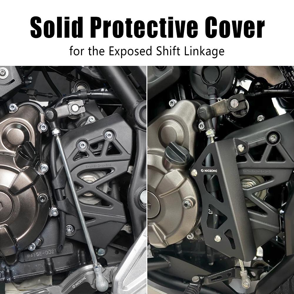 For Tenere 700 Gear Shift Linkage Protection Motorcycle Shifter Rod Guard Cover for Yamaha Tenere 700/Rally Edition 2019-2024