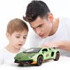 1:32 Scale Lambo LP780 Model Car, Zinc Alloy Pull Back Toy Car with Sound and Light for Kids Boy Girl