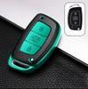 Кожаный чехол для ключей из ТПУ, сумка, чехол, защитный брелок для Hyundai Elantra HB20 I10 I20 I30 IX25 IX35 IX45 TUCSON