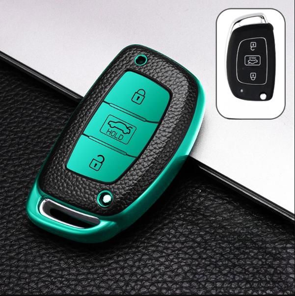 Кожаный чехол для ключей из ТПУ, сумка, чехол, защитный брелок для Hyundai Elantra HB20 I10 I20 I30 IX25 IX35 IX45 TUCSON