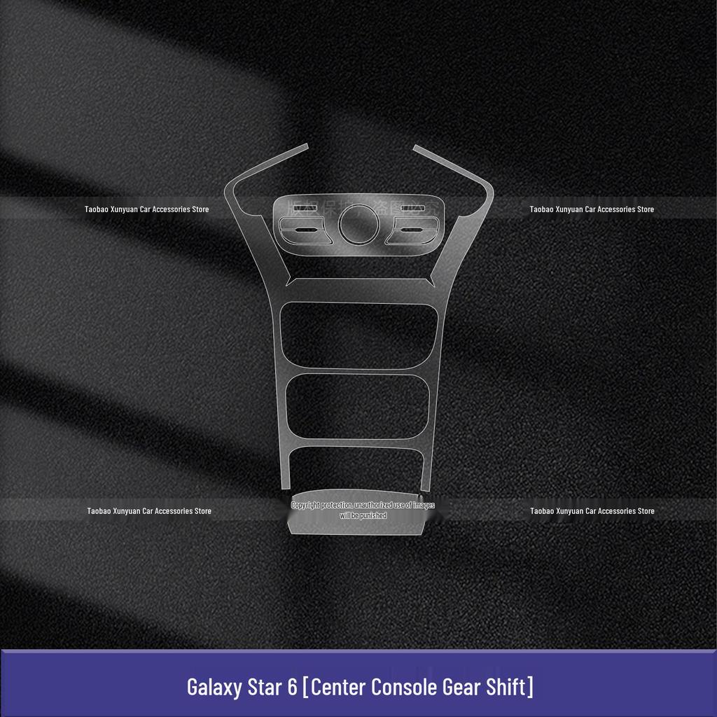 Защитная пленка для консоли и экрана Geely Galaxy Starry 6