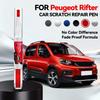 Ремонтный маркер для краски автомобиля Для Peugeot Rifter Аксессуары для ремонта царапин на краске Черный Серый Красный Серебристый Утренний Синий