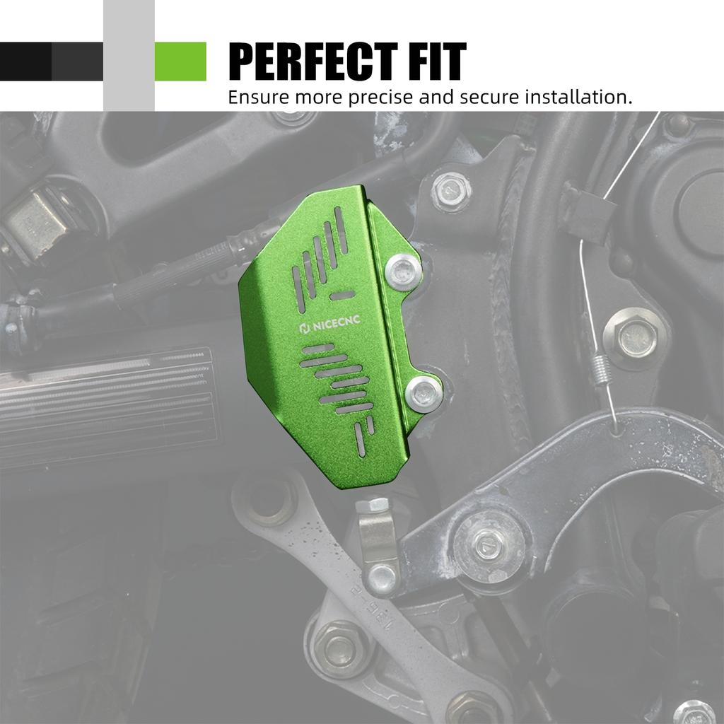 NICECNC Для Kawasaki KLR650 KLR 650 2008-2018 Защитная крышка бачка заднего тормоза мотоцикла