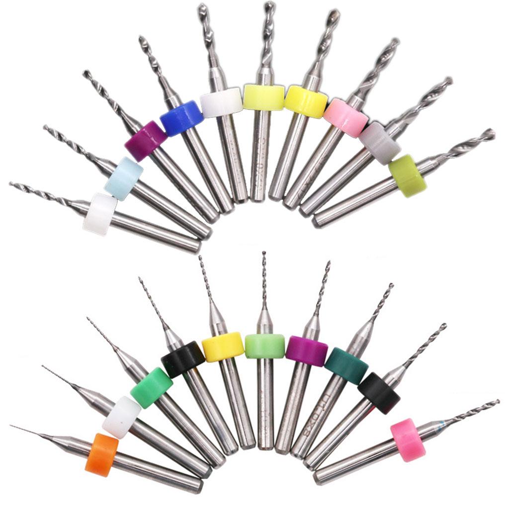 10pcs/set PCB Bits Tungsten Jewelry PCB Print Circuit Board Drill Bits Engraving Tool