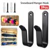 1/2Pcs Wall Rack Stand Wall Hanger Wall Mount Clips Surfboard Holders Snowboard Storage Hook
