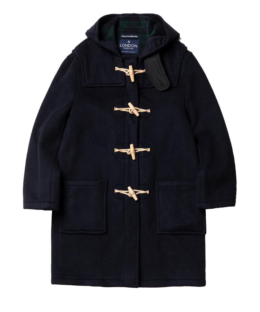 Londontradition Martin Mens Duffle Coat - Navy Bw A06
