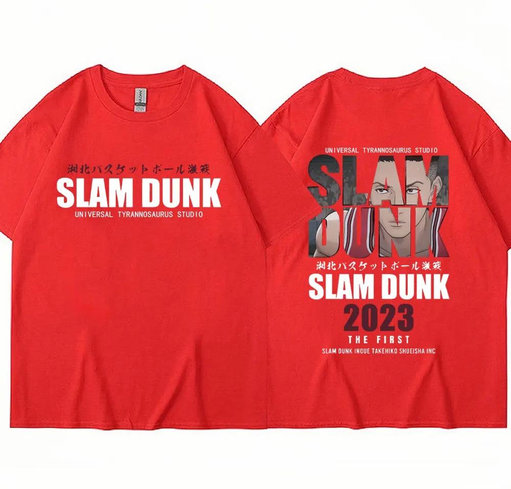 Новая футболка Футболка Slam Dunk Футболка Аниме Ryota Miyagi Футболки унисекс Женская баскетбольная команда Короткий рукав Оверсайз Корейская уличная одежда