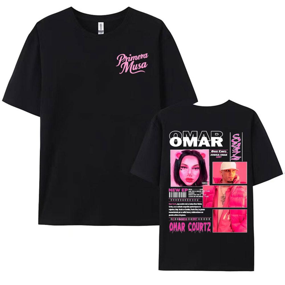 New Arrival Mens Clothes Tee Shirt Homme TShirts Men Tshirt for Men Ropa Hombre Rapper Omar Courtz Primera Musa 2025 Printed