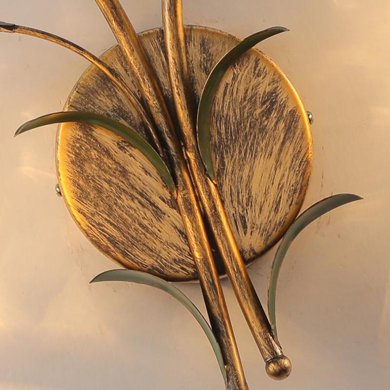 Настенный светильник с цветочным дизайном, креативные настенные светильники для гостиной, внутренние бра, декоративное освещение