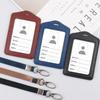 Access Card Holder Office Name ID Card Cover With Neck Lanyard Badge Card Case Credit Card Holder