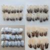 50Pcs- NATURAL Beige &Grey Chukar Partridge Hen Feathers  3-7CM Long for Craft Millinery Fly Fishing,4 Models Available
