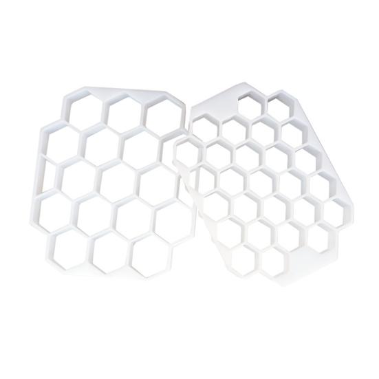 Юшенг Форма для равиоли Разделитель теста Пластиковая сетка для теста для одинаковых пельменей Выпечка Легко моющийся кухонный инструмент для домашней пасты