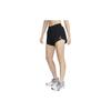 Aeroswift Pure Color Mid-Waist With Lining Casual Shorts Women Bottoms Black FN2329-010