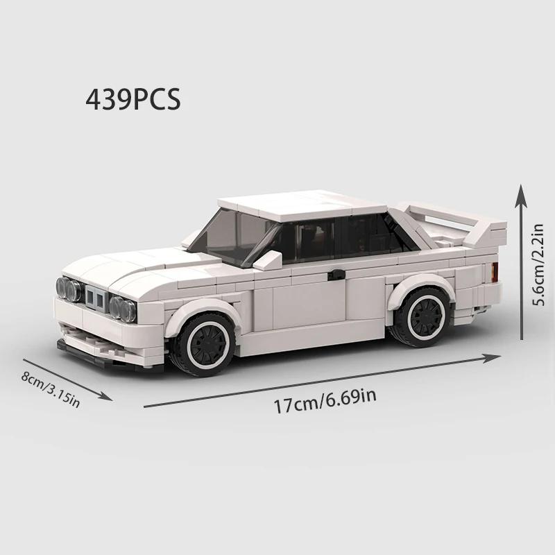 Городской MOC Скорость Ралли Спорт Гоночный Автомобиль Полицейские Машины Классическая Модель Строительные Блоки Супер Гонка Кирпич Технический Рождественский Подарок
