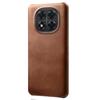 For Xiaomi Redmi Note 14 Pro 5G/Poco X7 5G Case Calf Texture PU Leather Hard PC Protective Phone Cover
