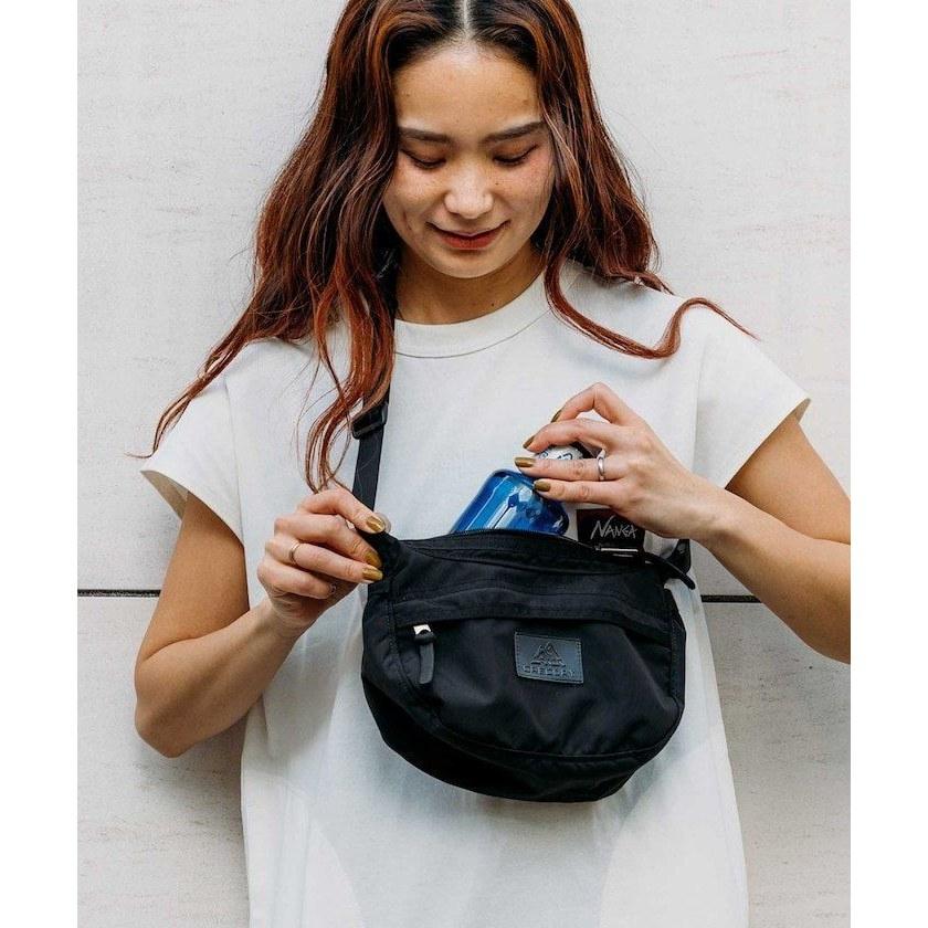 GREGORY Специальный заказ пополнения коллекции TEENY SATCHEL КОЖАНАЯ НАШИВКА Сумка через плечо Доступна в 2 цветах Freaks Store Сумка на тело Поясная сумка Бежевый Черный