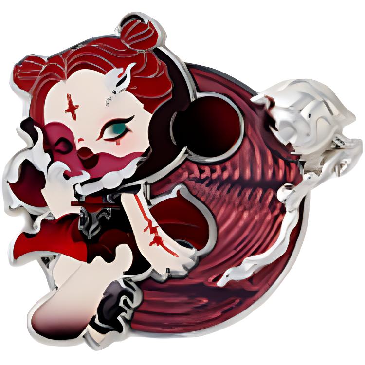 POP MART Skullpanda Коллекция Звуков Магниты на Холодильник Мистери Боксы, Один Мистери Бокс