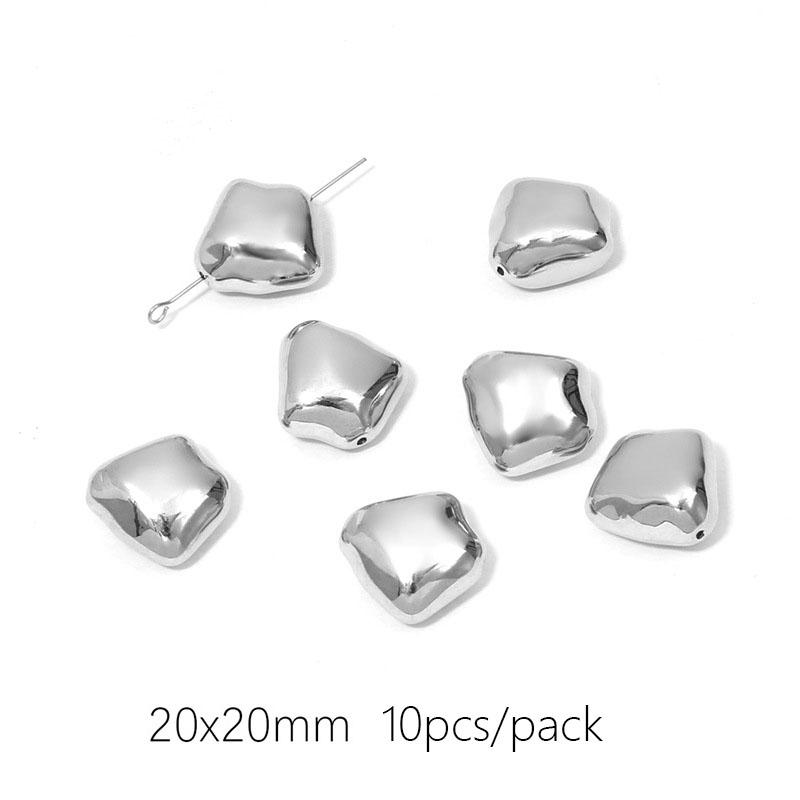 10-50 шт./упак. популярные высококачественные позолоченные белые K-образные свободные нерегулярные разделительные бусины DIY ожерелье браслет ювелирные изделия аксессуары для изготовления ювелирных изделий ручной работы