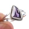Natural Alexandrite Gemstone Handmade 925 Solid Sterling Silver Ring Size 8 W2H98