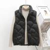 Жилет-пуховик женский зимняя безрукавка пуховик женская теплая хлопковая куртка жилет кардиган корейская мода пальто одежда