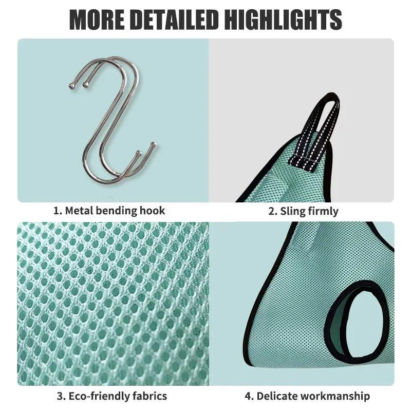 Гамак для ухода за собаками и кошками, фиксированная ванна, сумка для стрижки когтей, антицарапающая сумка для кошачьего тримминга, подвесная сумка для красоты для кошек, товары для домашних животных