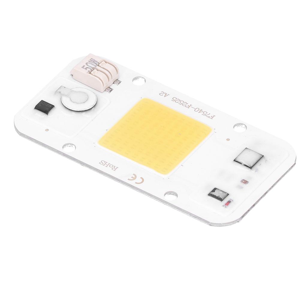 20W30W50W 220V LED COB Chip Lamp Panel WeldingFree Белый теплый свет Полный спектр(Теплый свет 50 Вт)
