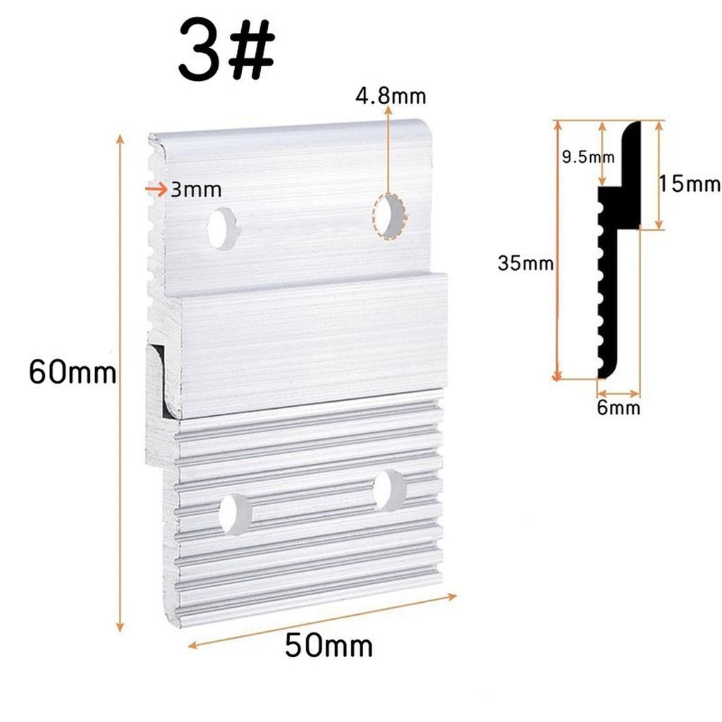 Подвес на французской планке Алюминиевые зажимы Настенный монтажный кронштейн Комплект фурнитуры для зеркал Полка Доски для рисования Рамы 6 шт.