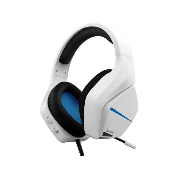 Krom kopa move casque gamng stéréo blanc bleu