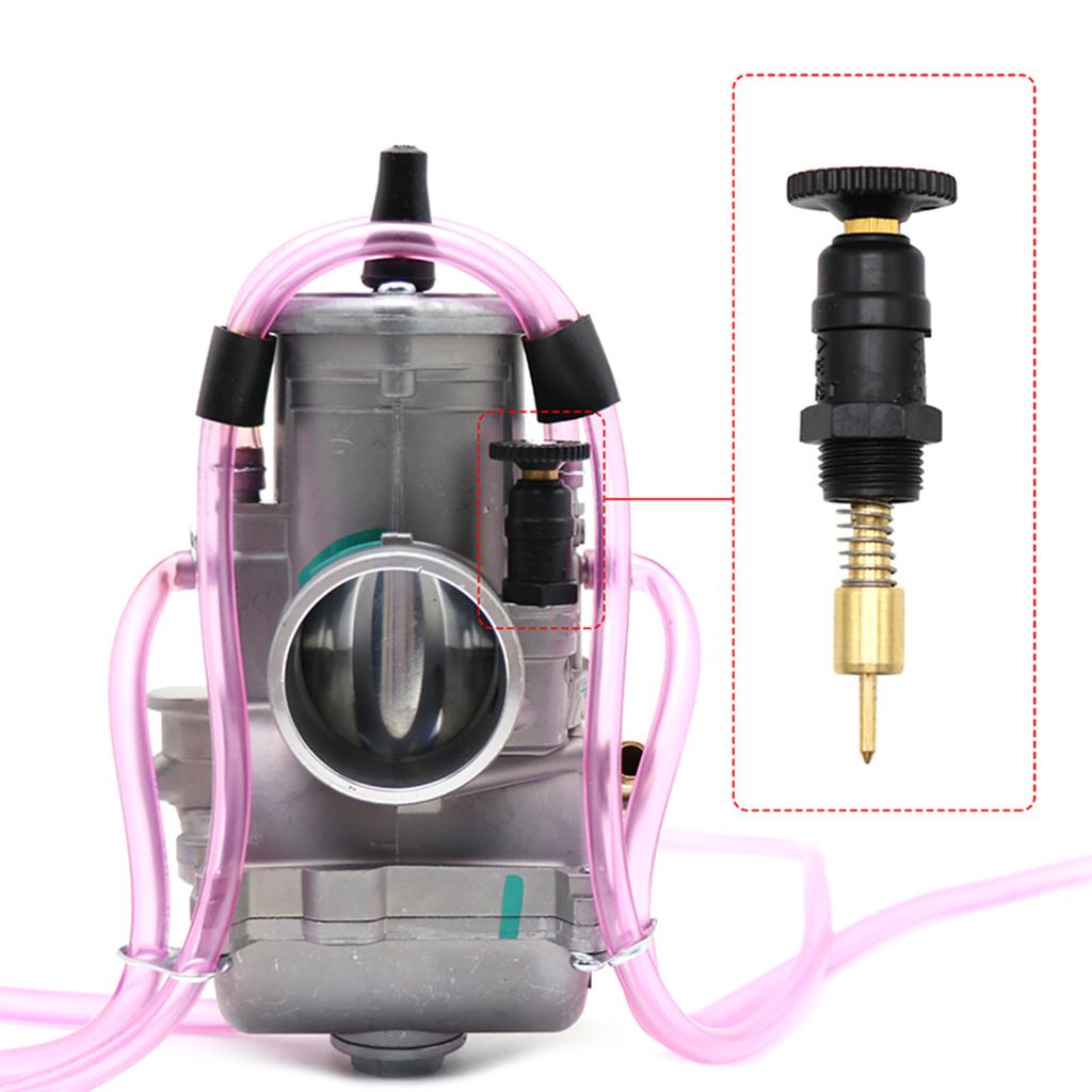 Motorcycles Carburetor Throttle Valves with Hand Start Switch Manual Choke Plunger Starter Repair Part for PWM38 018-201