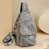 Chest Bag Retro High-end New Versatile Crossbody Bag Multi-functional Waterproof Outdoor Small Backpack Chest Bag