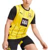 Puma Borussia Dortmund 24-25 Season Football Series SS24 Удобная футболка с круглым вырезом и короткими рукавами Мужские топы Желтый 774945-01